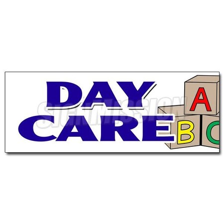 Signmission DAY CARE DECAL sticker licensed accredited kindergarten shop shopping, D-12 Day Care D-12 Day Care